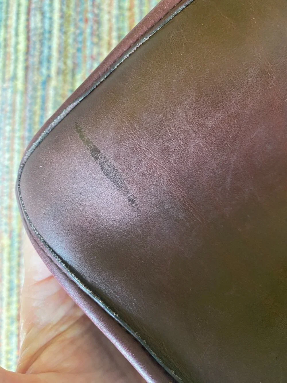 Vintage NYC Era Burgundy Coach (1985 Winter Catalog) Briefcase Attache Bag - Picture 12 of 15